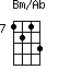 Bm/Ab=1213_7