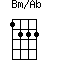 Bm/Ab=1222_1