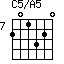 C5/A5=201320_7