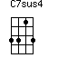 C7sus4=3313_1