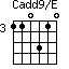 Cadd9/E=110310_3