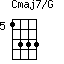 Cmaj7/G=1333_5
