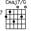 Cmaj7/G=213020_7