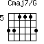 Cmaj7/G=331113_5