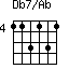 Db7/Ab=113131_4