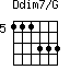 Ddim7/G=111333_5
