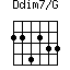 Ddim7/G=224233_1