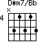 D#m7/Bb=N31313_4