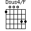 Dsus4/F=100033_1