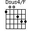 Dsus4/F=100233_1
