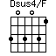 Dsus4/F=303031_1