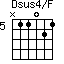 Dsus4/F=N11021_5