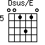 Dsus/E=001310_5