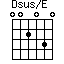 Dsus/E=002030_1
