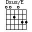 Dsus/E=002033_1