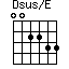Dsus/E=002233_1