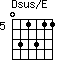 Dsus/E=031311_5
