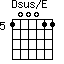 Dsus/E=100011_5