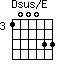 Dsus/E=100033_3