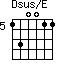 Dsus/E=130011_5