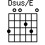 Dsus/E=300230_1