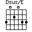 Dsus/E=302033_1