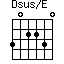 Dsus/E=302230_1
