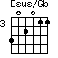 Dsus/Gb=302011_3