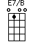 E7/B=0100_1