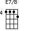 E7/B=1112_4