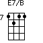 E7/B=1211_7
