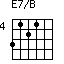 E7/B=3121_4