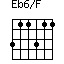 Eb6/F=311311_1