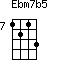 Ebm7b5=1213_7