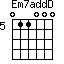 Em7addD=011000_5