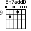 Em7addD=020100_9