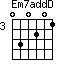 Em7addD=030201_3