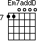 Em7addD=110000_7
