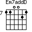 Em7addD=110021_7