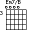 Em7/B=0000_3