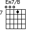 Em7/B=0001_7
