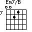 Em7/B=0021_7