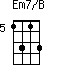 Em7/B=1313_5