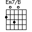 Em7/B=2030_1