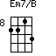 Em7/B=2213_8