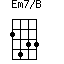 Em7/B=2433_1