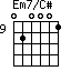 Em7/C#=020001_9