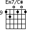 Em7/C#=120101_9