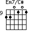Em7/C#=220101_9