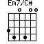 Em7/C#=340400_1